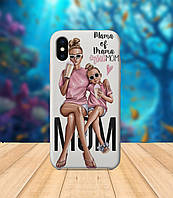 Чехол для apple iphone XS max Мама и дочь чехол с принтом