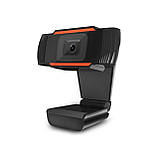 Вебкамера для скайпа вайбера комп'ютерна HXSJ А-870 720P USB 2.0 з мікрофоном, фото 2