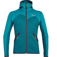 Флис Salewa Puez Melange Polarlite Full-Zip 8732 - 46/S - синий цвет/чёрная молния