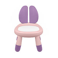 Дитячий стілець для ігор Bestbaby BS-26 табуретка для дітей Рожевий