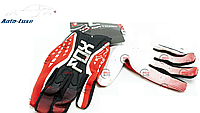 Перчатки с пальцами FOX DIRTPAW (мод: 035, размер:M, черно-красные)