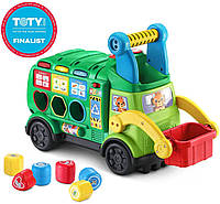 Музыкальный VTech грузовик каталка сортер Sort and Recycle Ride-On Truck