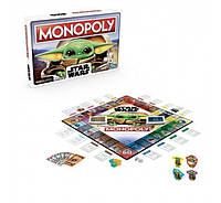 Монополия игра настольная The Child Monopoly Star Wars Mandalorian англ.язык