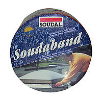 Лента битумная Soudal Soudaband 100 мм 10 м графит