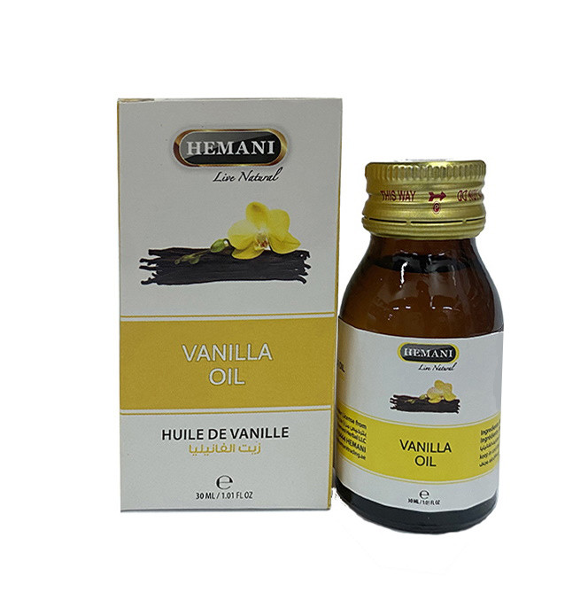 Олія ванілі холодного пресування Vanilla Oil cold pressing Hemani 30 мл