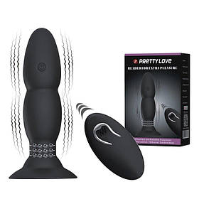 Анальний стимулятор з вібрацією та ротацією Управління пультом ДУ