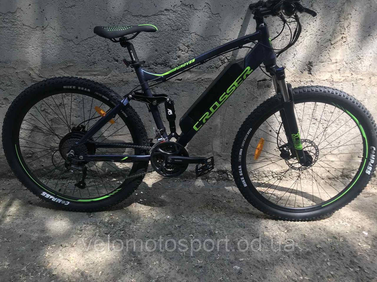 Електровелосипед Crosser Кросер E-Groves 27.5" 350W 36V