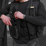 Разгрузочный жилет, Разгрузка на 10 карманов, Военный армейский разгрузочный жилет, тактическая разгрузка РПС, фото 3