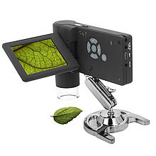 Цифровий мікроскоп SIGETA HandView 20x-500x 5.0 Mpx 3" LCD