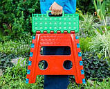 Складаний табурет пластиковий великий, фото 4