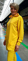 Худі з капюшоном жовте