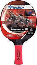 Ракетка для настільного тенісу п'ять шарів шпону Donic Sensation 600 ITTF товщина накладки 1,6 мм, фото 4