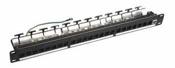 Патч-панель 19" 1U 24 порта Hypernet з менеджером кабеля (PP-M24-STP)