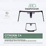 Лобове скло CITROEN C4 (Хетчбек) (2004 - 2010) OE NUMBER: 81 16 HR, 8116EZ, 8116HR, 9646729080, фото 3