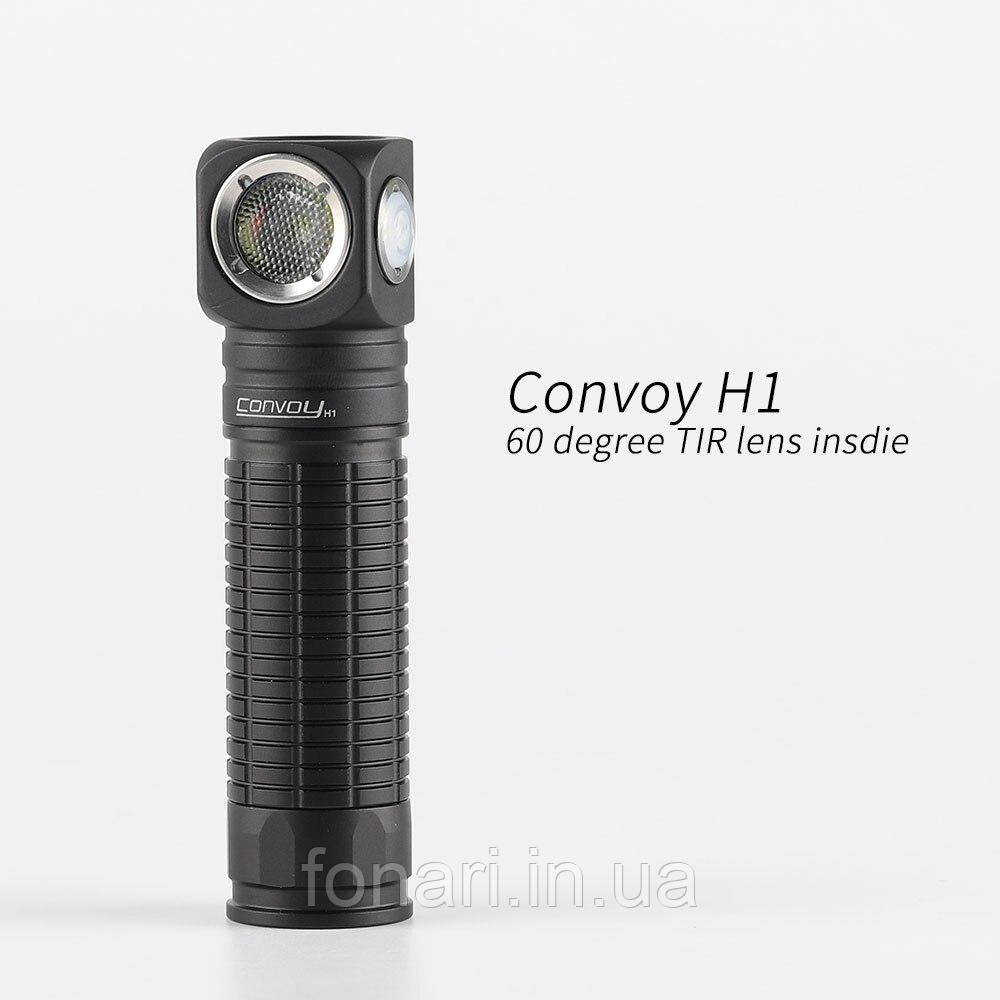 Ліхтар налобний Convoy H1, 1x18650, TIR60 оптика