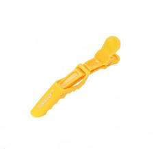Затискач для волосся Toni&Guy (крокодил) жовтий, 1шт (FK608507-1Yellow)
