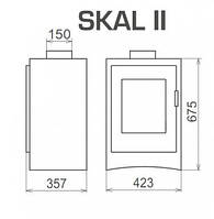 Піч-камін Thorma SKAL II, фото 2