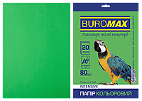 Бумага офисная цветная A4 Buromax Intensive, 80 г/м2, интенсивная