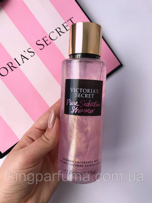 Парфумований шимер для тіла victoria's secret pure seduction shimmer 250ml