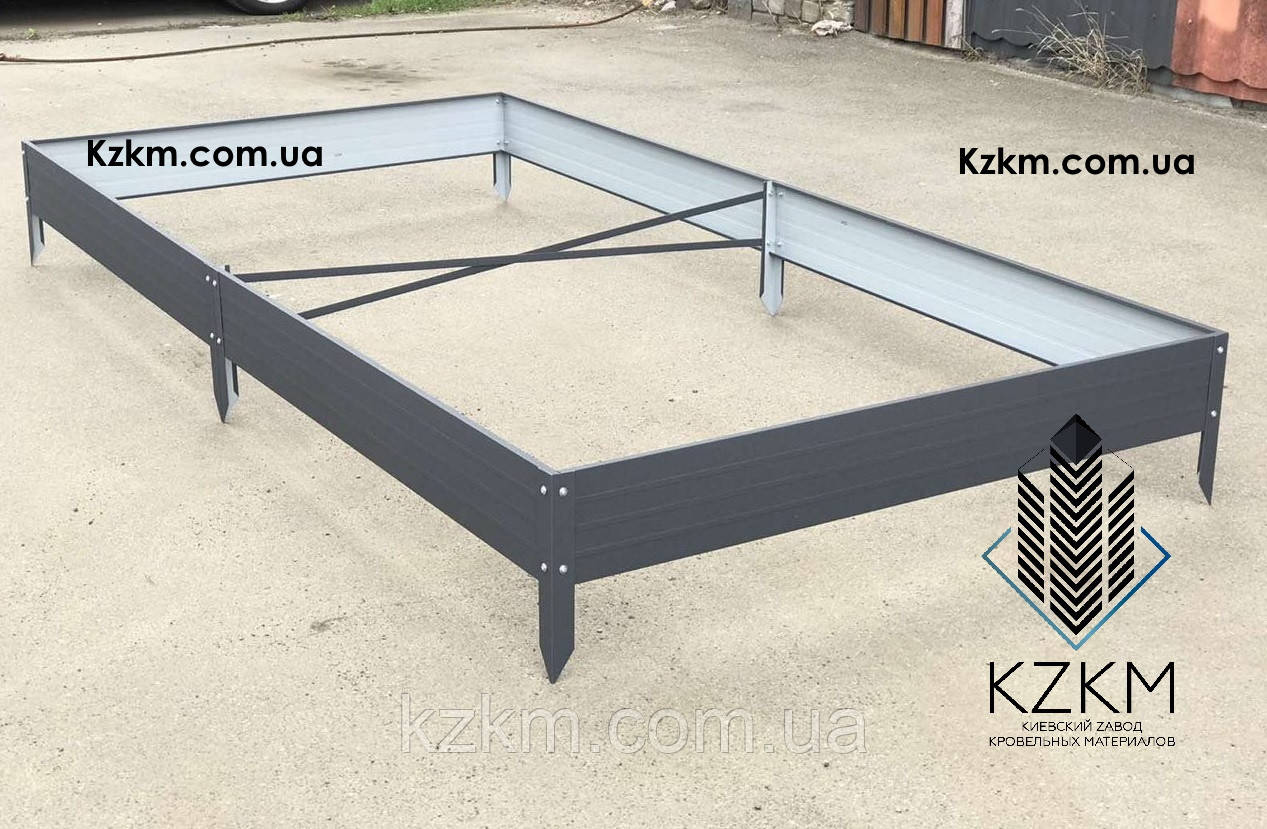 Грядка в теплицю, висока грядка, теплі грядки "Люкс" готова до складання, фото 1