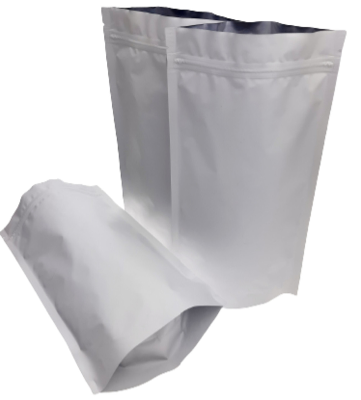 Дой-пак 180x280x45 БІЛИЙ (500г) + zip- замок