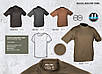 Футболка тактична TACTICAL QUICK DRY T-SHIRT потовивідна колір чорний поліестер MIL-TEC Німеччина, фото 3
