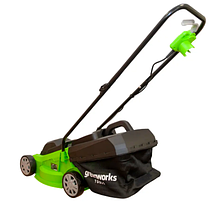 Газонокосарка електрична Greenworks GLM1235 1500 Вт, фото 4