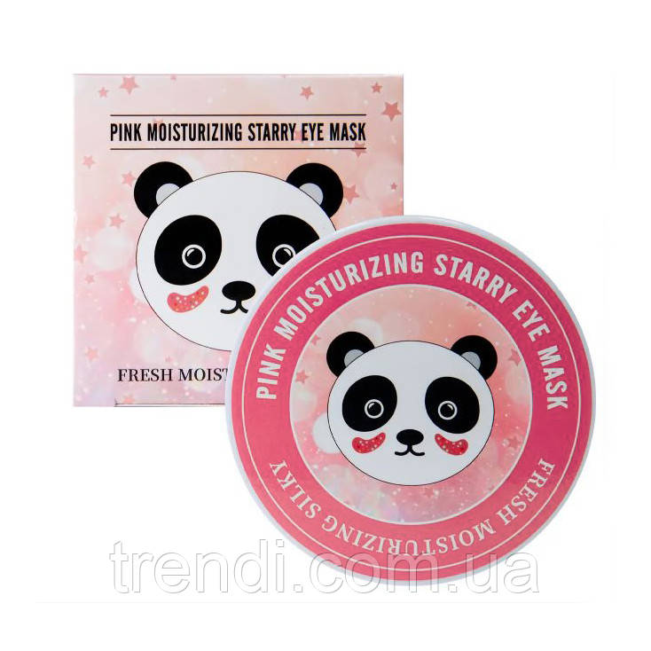 Антивозрастные патчи с ретинолом и экстратом алоэ Panda Pink Starry, 60 шт