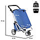 Сумка-тележка ShoppingCruiser 3 Wheels 72 Blue (650062), фото 5