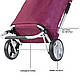 Сумка-тележка ShoppingCruiser Foldable 45 Purple (604319), фото 7