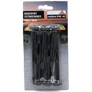 Кілочки High Peak ABS Mushroom Peg 13 см 6 шт. Black (42216)