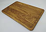 Дубова обробна дошка для м’яса, овочів і хліба 44,5×29,5×2 см – дерев’яна кухонна дошка, фото 3