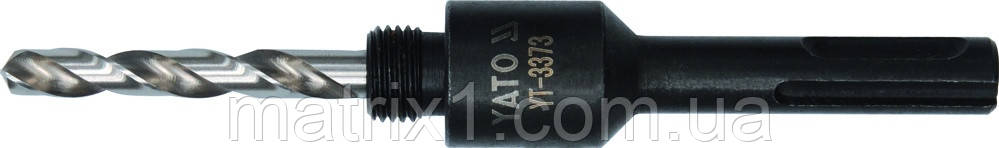 Тримач зі свердлом YATO : SDS+, Ø= 1/2", для кільцевих пил Ø=14-30 мм