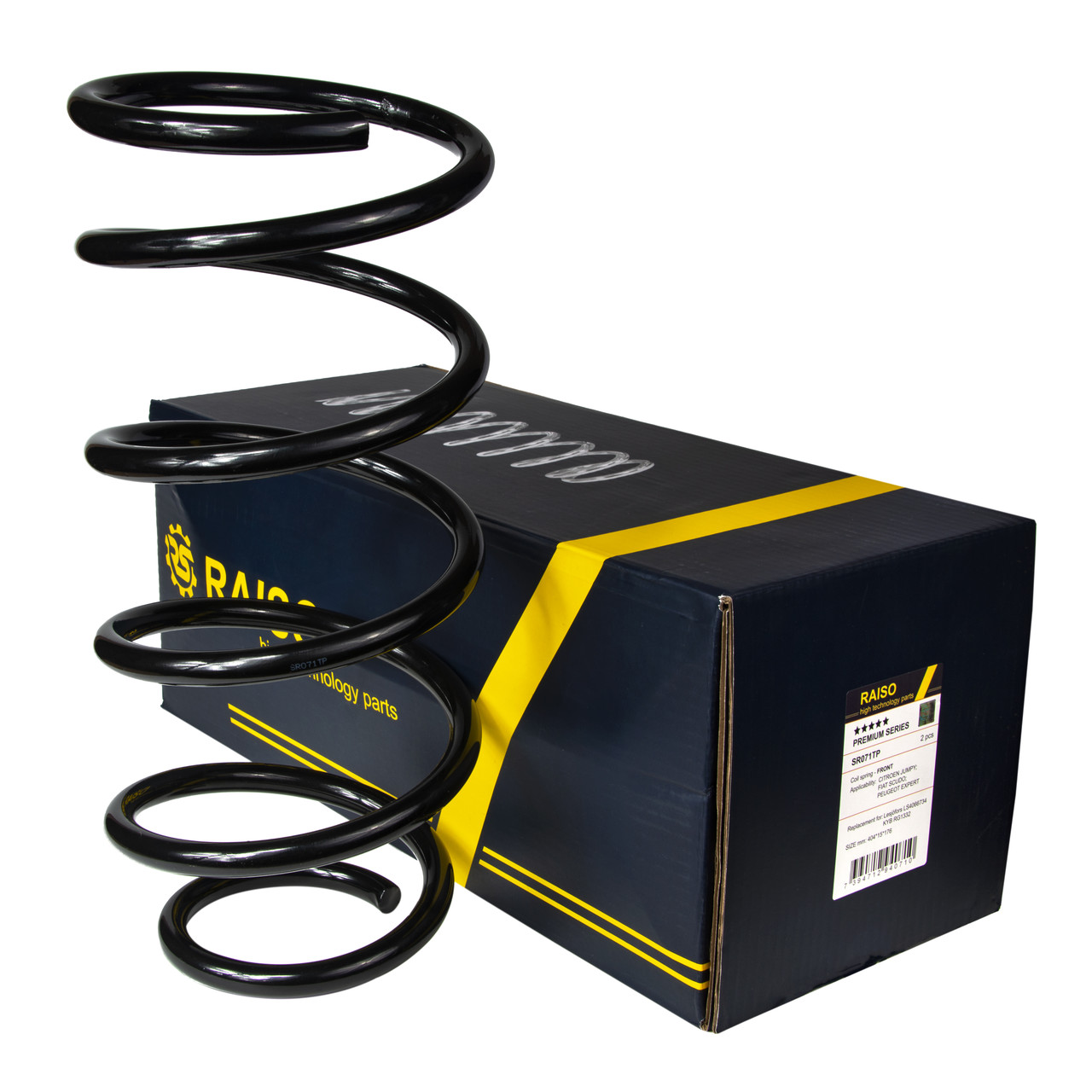 Пружина передня Raiso (Швеція) Fiat Scudo Фіат Скудо 1995-2006 #SF071TP UACVOXU4, фото 1