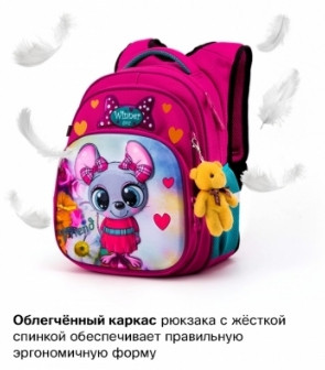 Рюкзак школьный для девочек Winner One R3-221