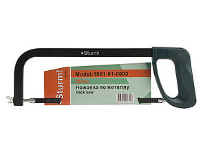 Ножівка для металу Sturm, пластик.рукавичка 1061-01-0003