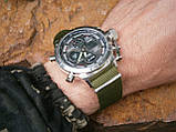 Годинник чоловічий спортивний AMST 3003C silver-Green, фото 3