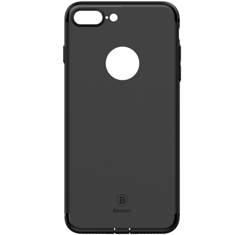 Чохол Baseus для iPhone 8 Plus/7 Plus Simple Solid Black (ARAPIPH7P-MS01), фото 1
