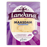 Сыр нарезка Маасдам "Landana" 45% фасовка 0.150 kg