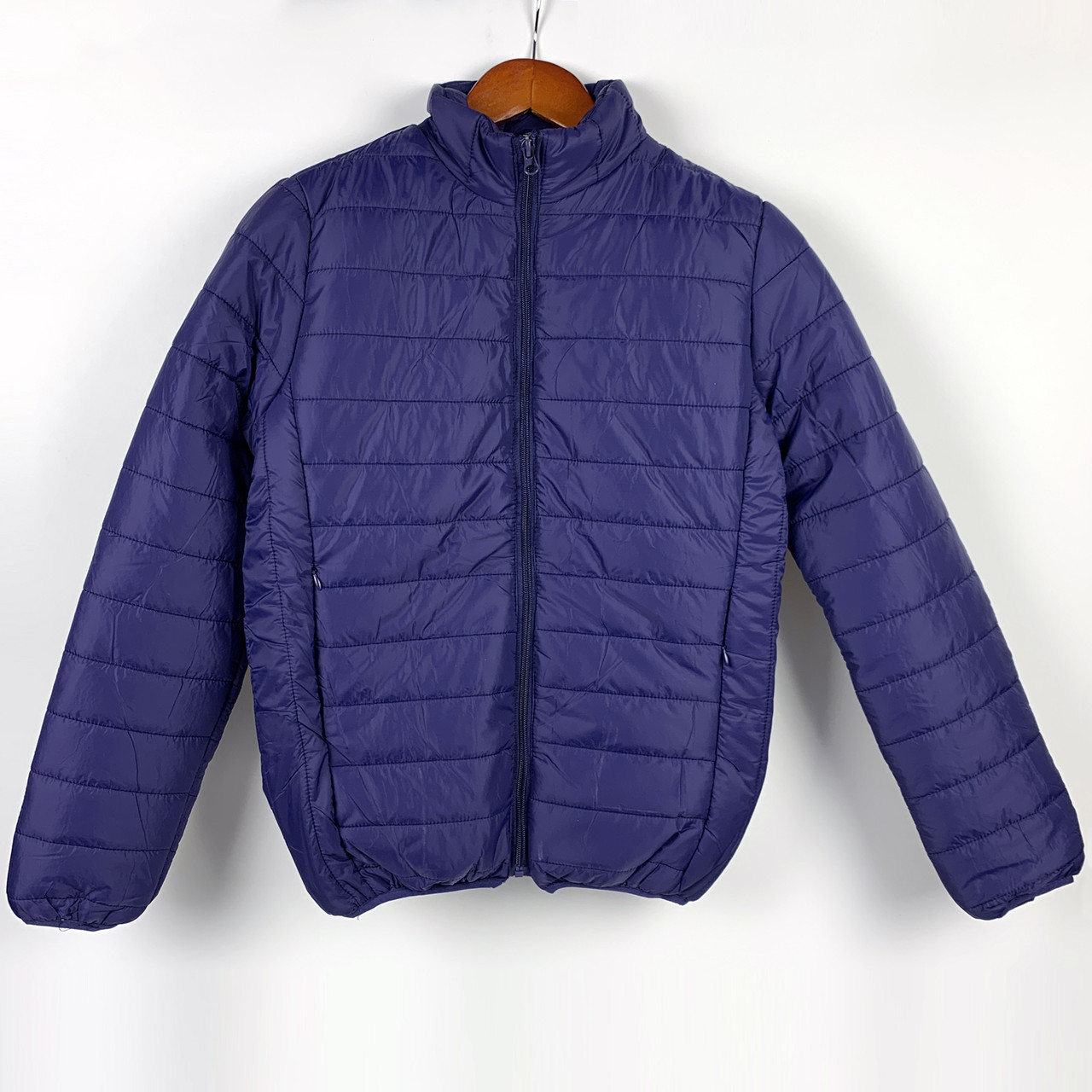 Чоловіча легка куртка (мікропуховик), сезон весна/осінь, колір темно-синій