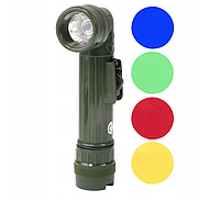 Тактический фонарь г- образный со светофильтрами светодиодный MIL-TEC Германия
