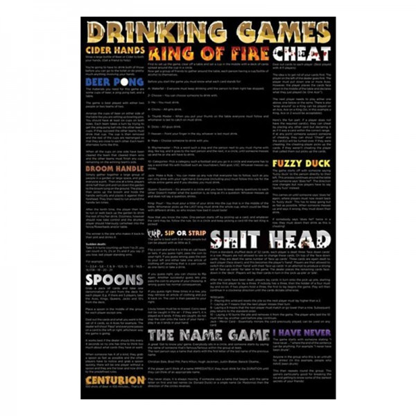 Постер "Drinking Games" 61 x 91,5 см, фото 1