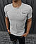 Спортивний костюм чоловічий літній Reebok шорти футболка комплект на літо рибок сірий, фото 2