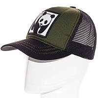 Летняя бейсболка кепка тракер Панда Panda мужская женская кепка с сеткой