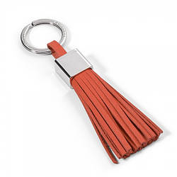Брелок для ключів з шкіряною кісточкою Philippi "Gala", 13см, оранжевий