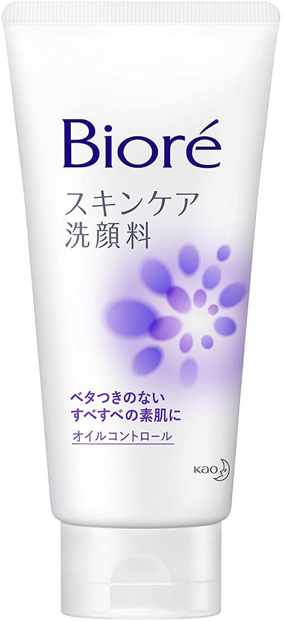 Kao Biore Skin Care Facial Cleanser Oil Control пінка для вмивання для жирної та комбінованої шкіри, 130 г, фото 1