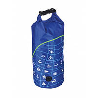 Уличная сумка с защитой от воды (для водных видов спорта) Troika WATERPROOF BAG синяя