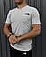 Літній костюм чоловічий шорти футболка The North Face спортивний комплект тнф сірий, фото 3