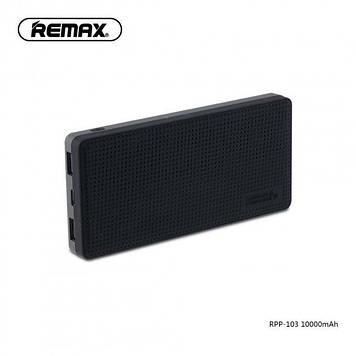 УМБ Remax Power Bank 10000mAh Miles black з безпровідною зарядкою №RPP-103/0209