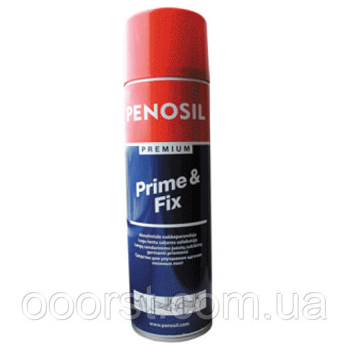 Грунтовка-праймер(Аерозольний клей) PENOSIL Premium Prime&Fix для віконних стрічок, 500 мл